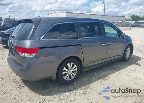 2017 Honda Odyssey Ex-L из США, поврежденный, VIN 5FNRL5H69HB025531